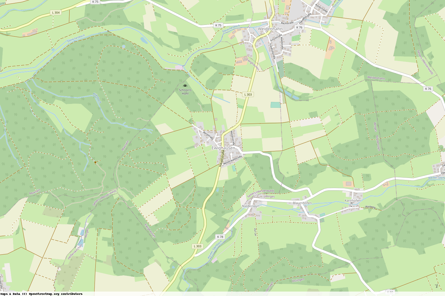 Ist gerade Stromausfall in Rheinland-Pfalz - Westerwaldkreis - Ewighausen?