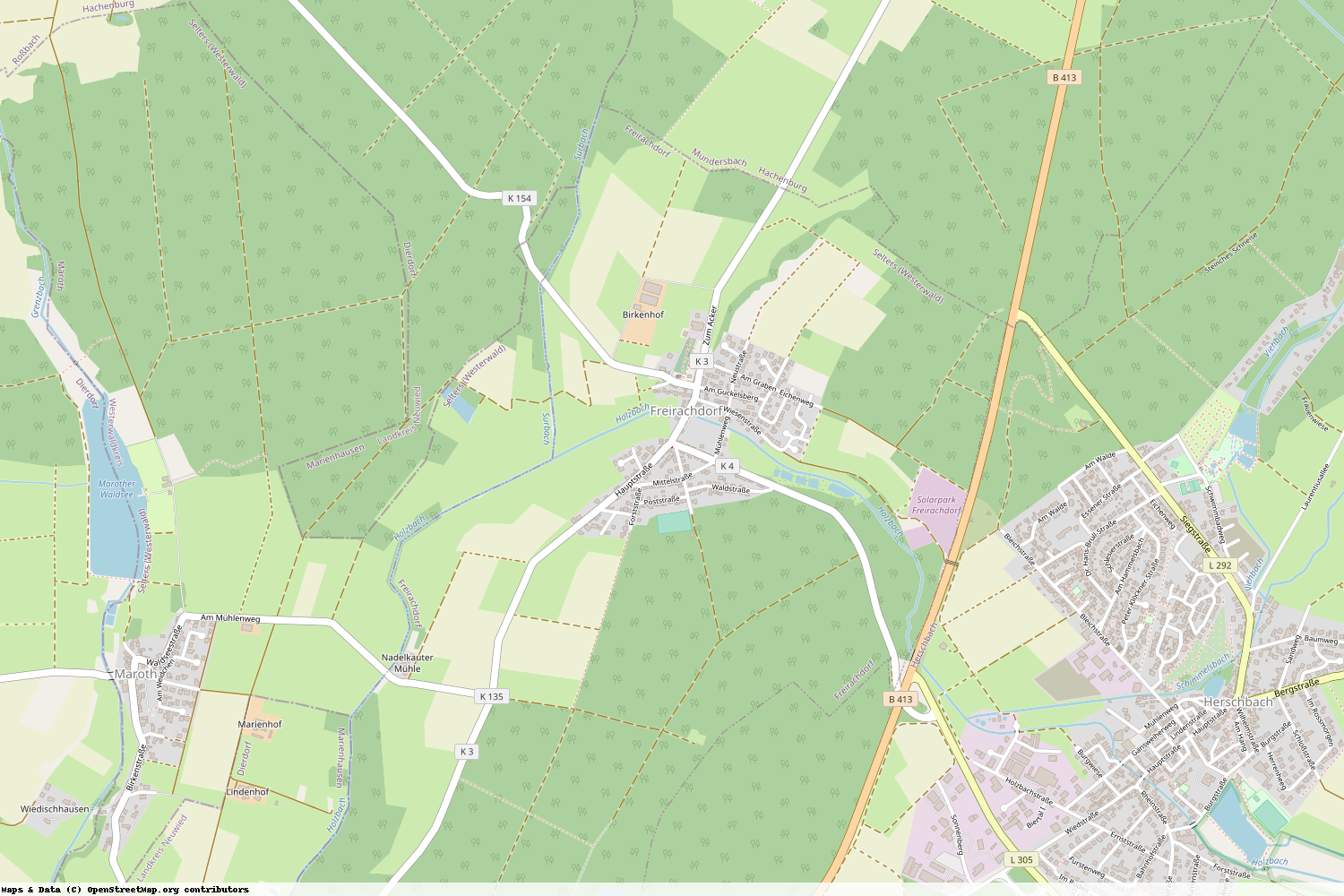 Ist gerade Stromausfall in Rheinland-Pfalz - Westerwaldkreis - Freirachdorf?