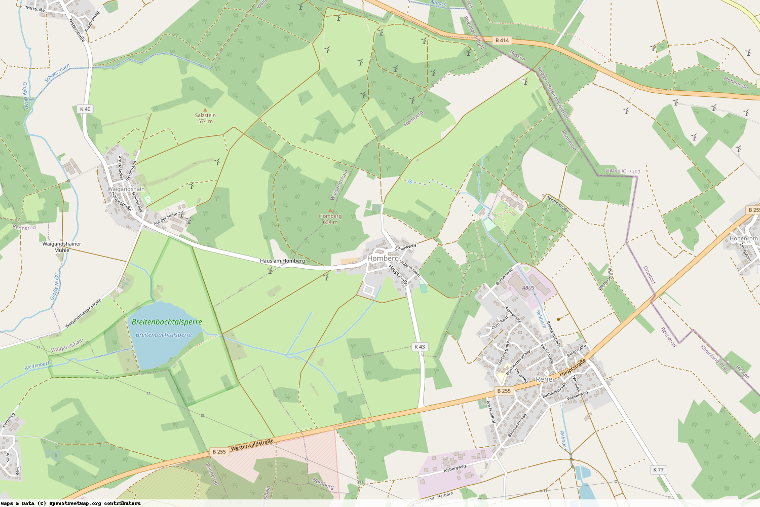 Ist gerade Stromausfall in Rheinland-Pfalz - Westerwaldkreis - Homberg?