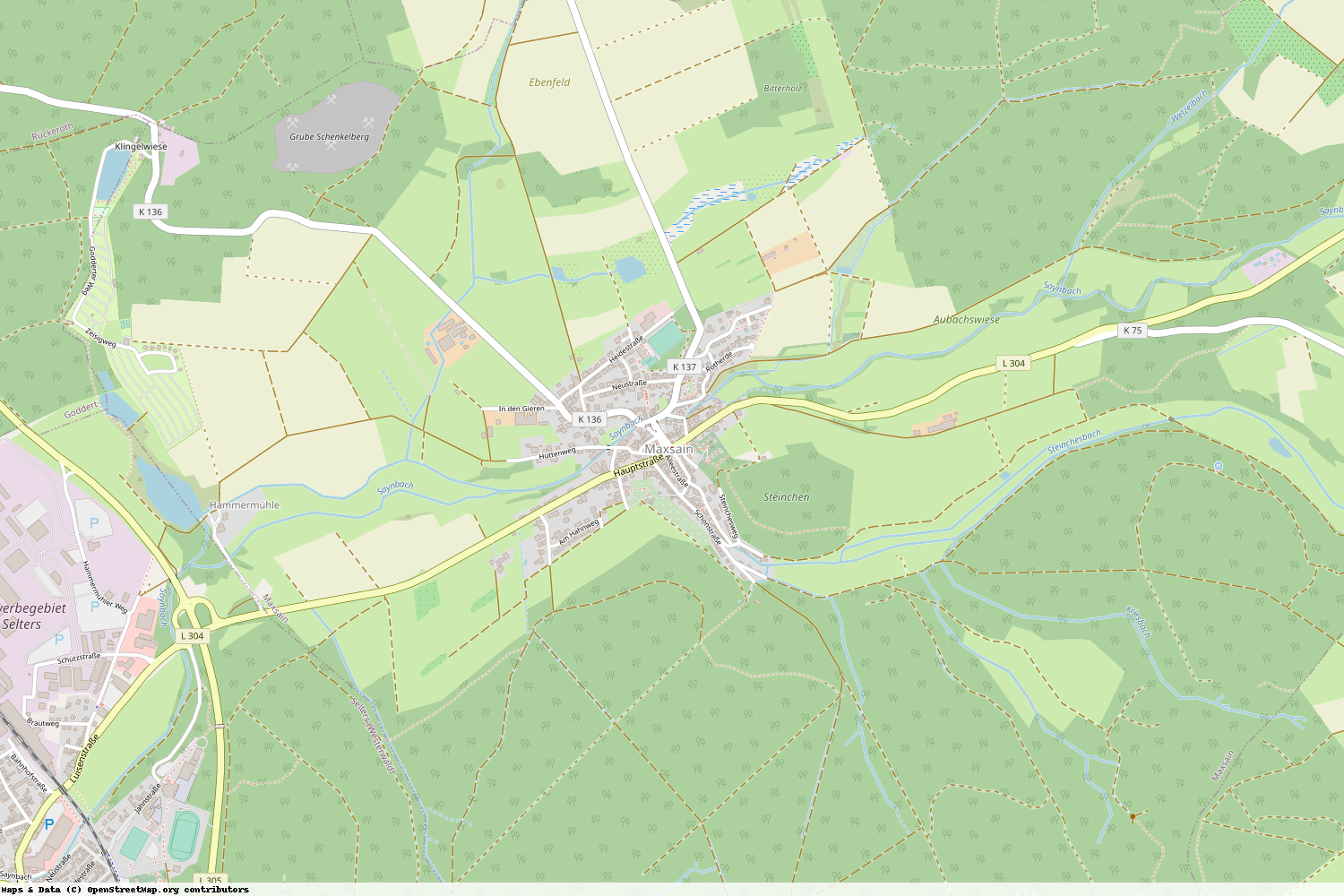 Ist gerade Stromausfall in Rheinland-Pfalz - Westerwaldkreis - Maxsain?