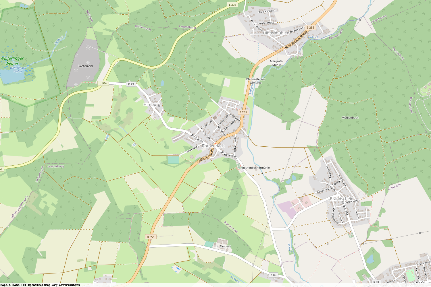 Ist gerade Stromausfall in Rheinland-Pfalz - Westerwaldkreis - Rothenbach?