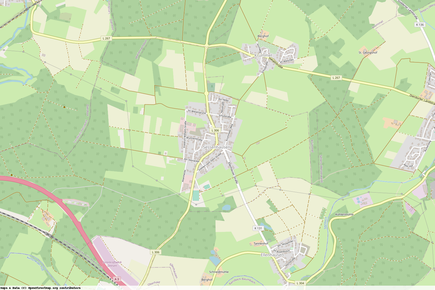 Ist gerade Stromausfall in Rheinland-Pfalz - Westerwaldkreis - Sessenhausen?