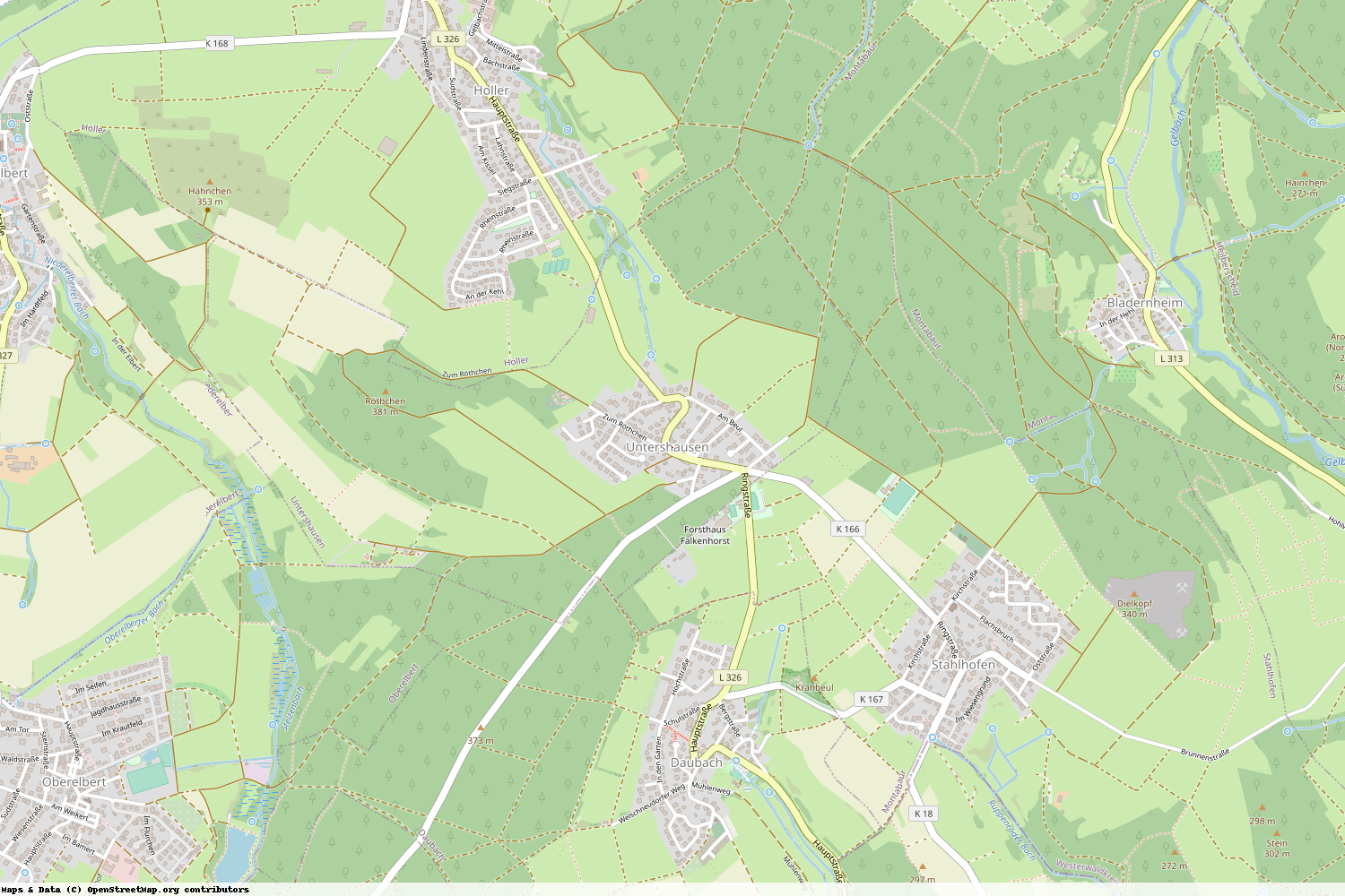Ist gerade Stromausfall in Rheinland-Pfalz - Westerwaldkreis - Untershausen?