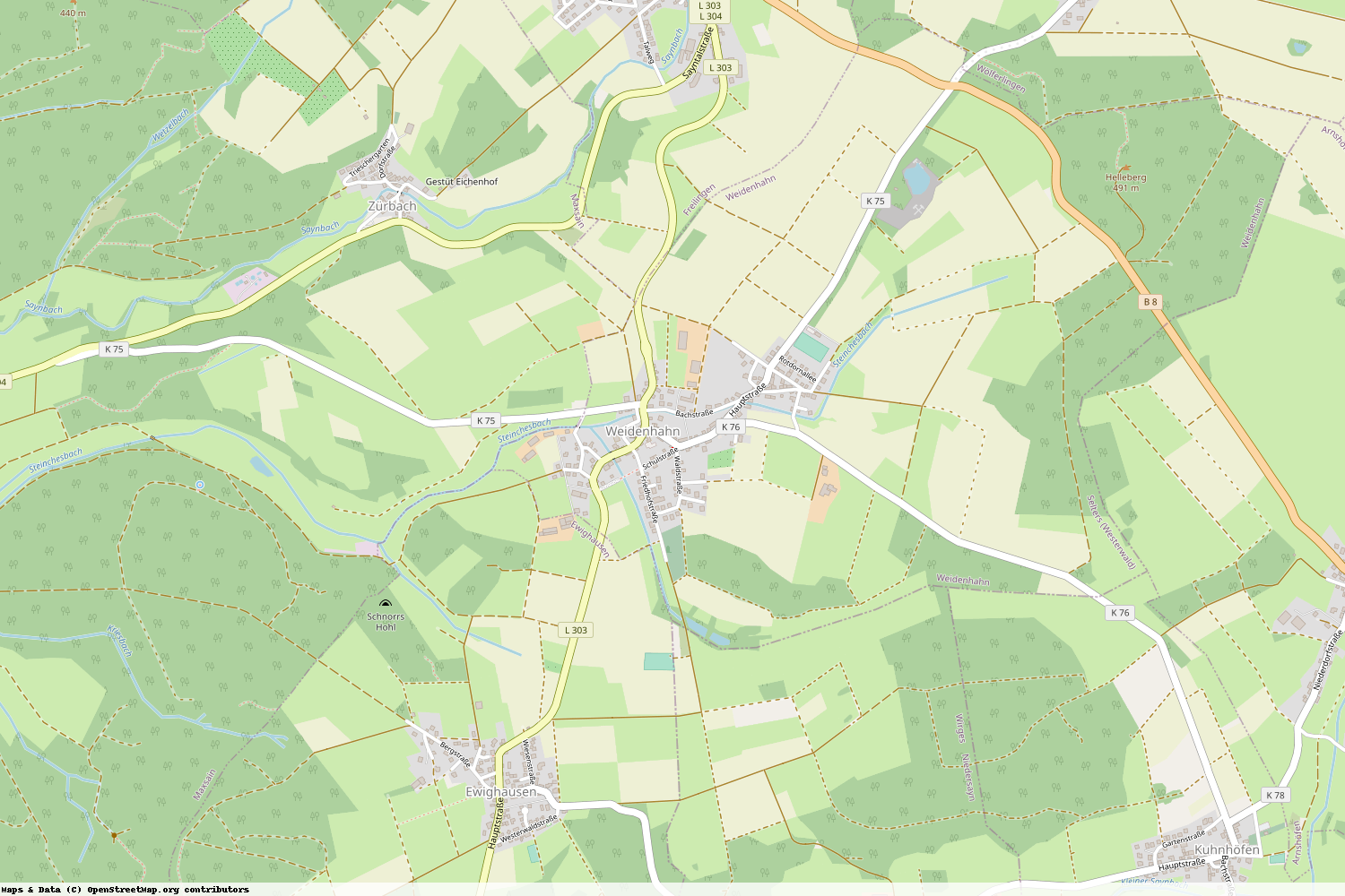 Ist gerade Stromausfall in Rheinland-Pfalz - Westerwaldkreis - Weidenhahn?