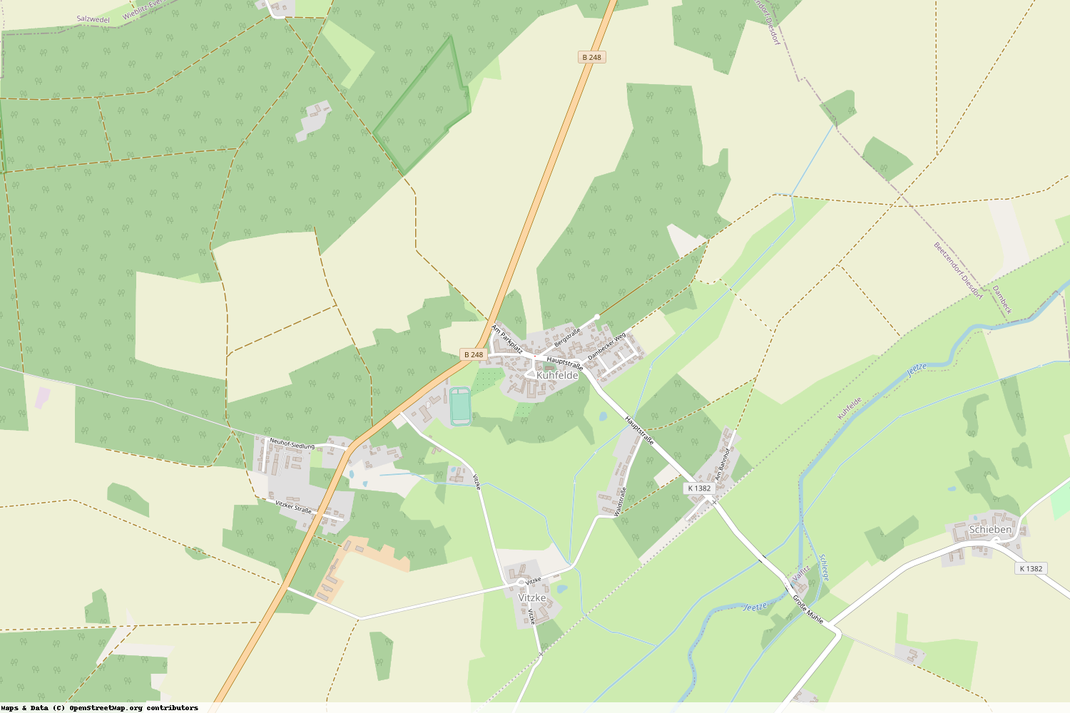 Ist gerade Stromausfall in Sachsen-Anhalt - Altmarkkreis Salzwedel - Kuhfelde?
