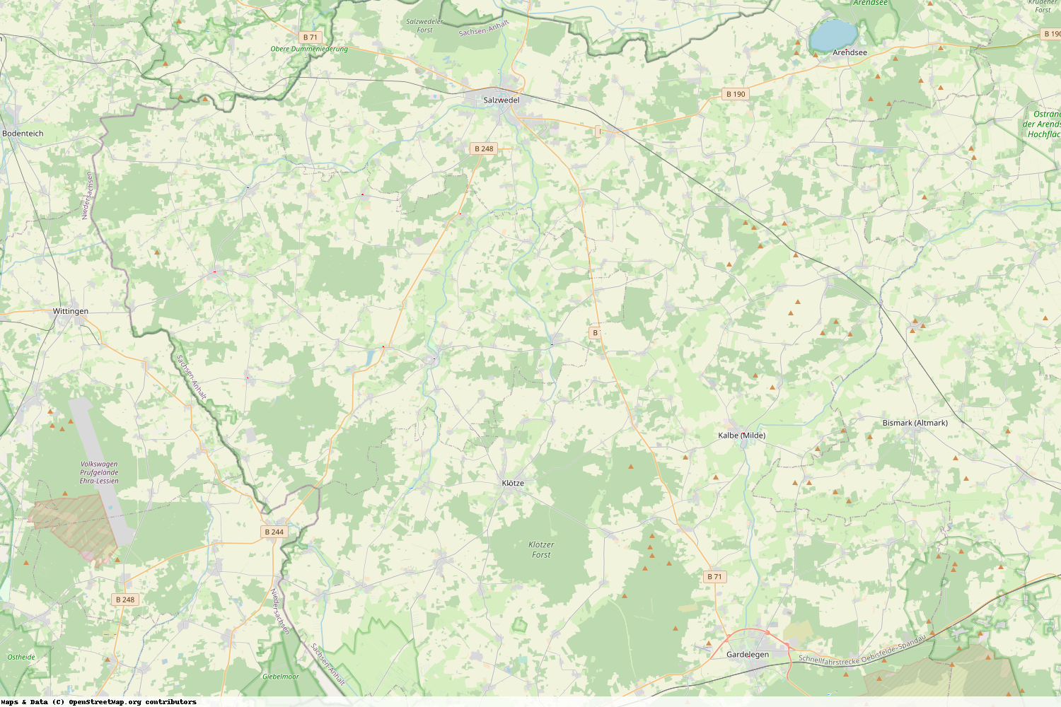 Ist gerade Stromausfall in Sachsen-Anhalt - Altmarkkreis Salzwedel?