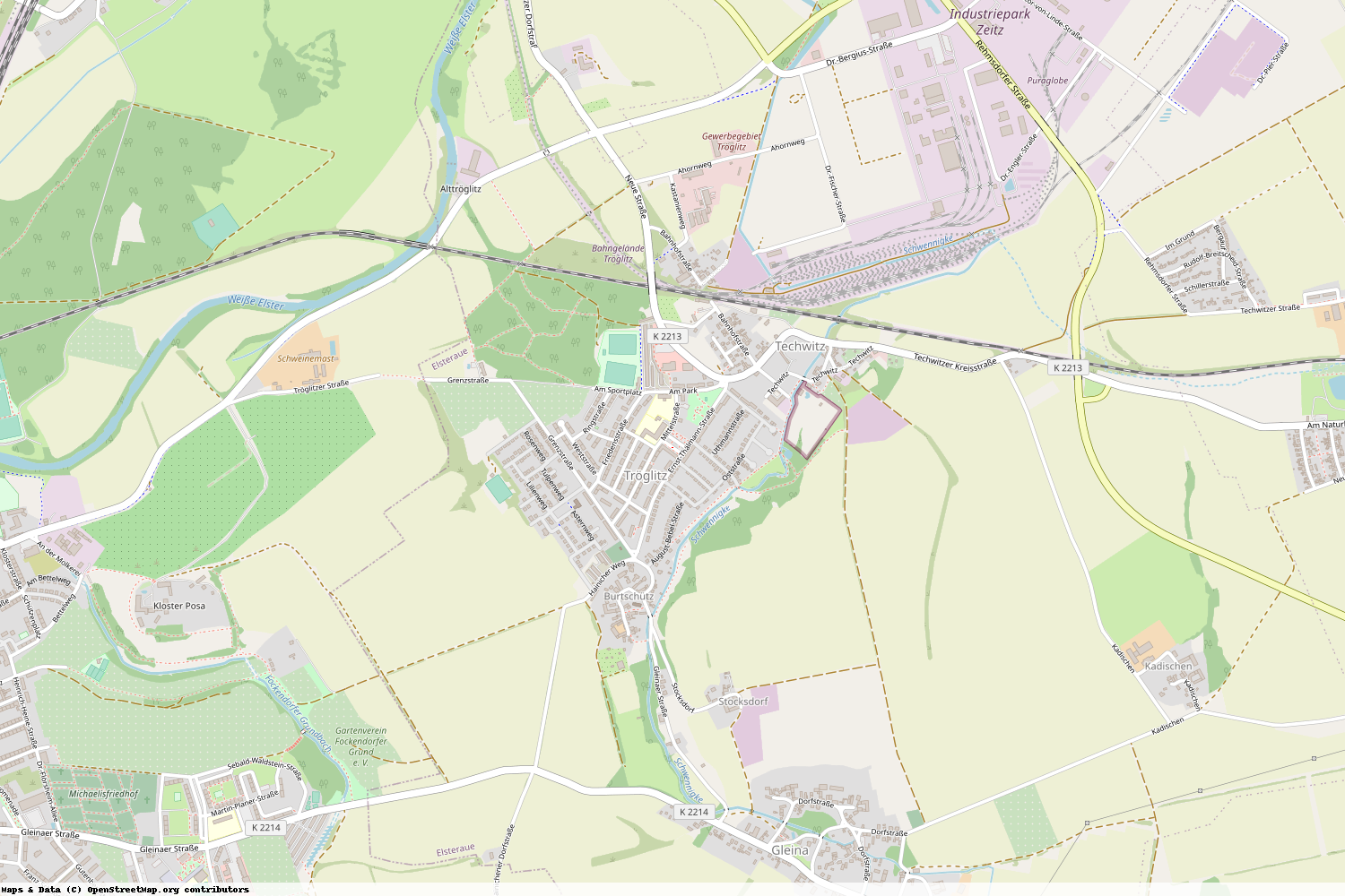 Ist gerade Stromausfall in Sachsen-Anhalt - Burgenlandkreis - Elsteraue?