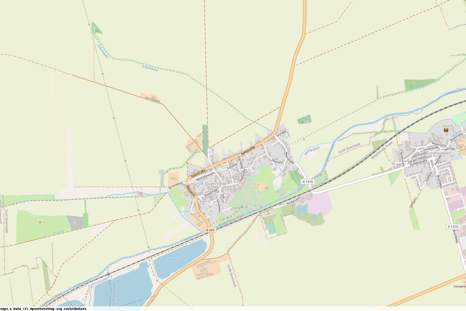 Ist gerade Stromausfall in Sachsen-Anhalt - Harz - Groß Quenstedt?