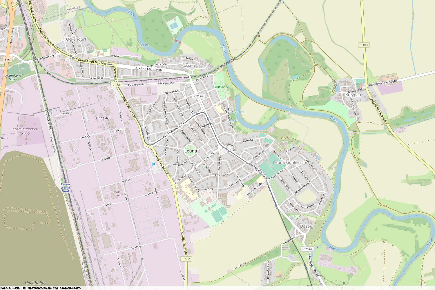 Ist gerade Stromausfall in Sachsen-Anhalt - Saalekreis - Leuna?