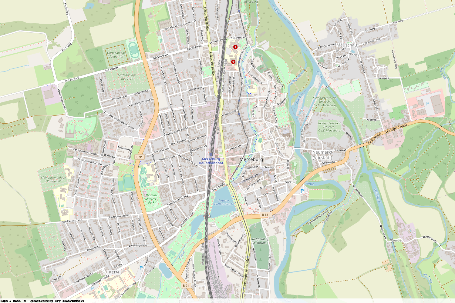 Ist gerade Stromausfall in Sachsen-Anhalt - Saalekreis - Merseburg?