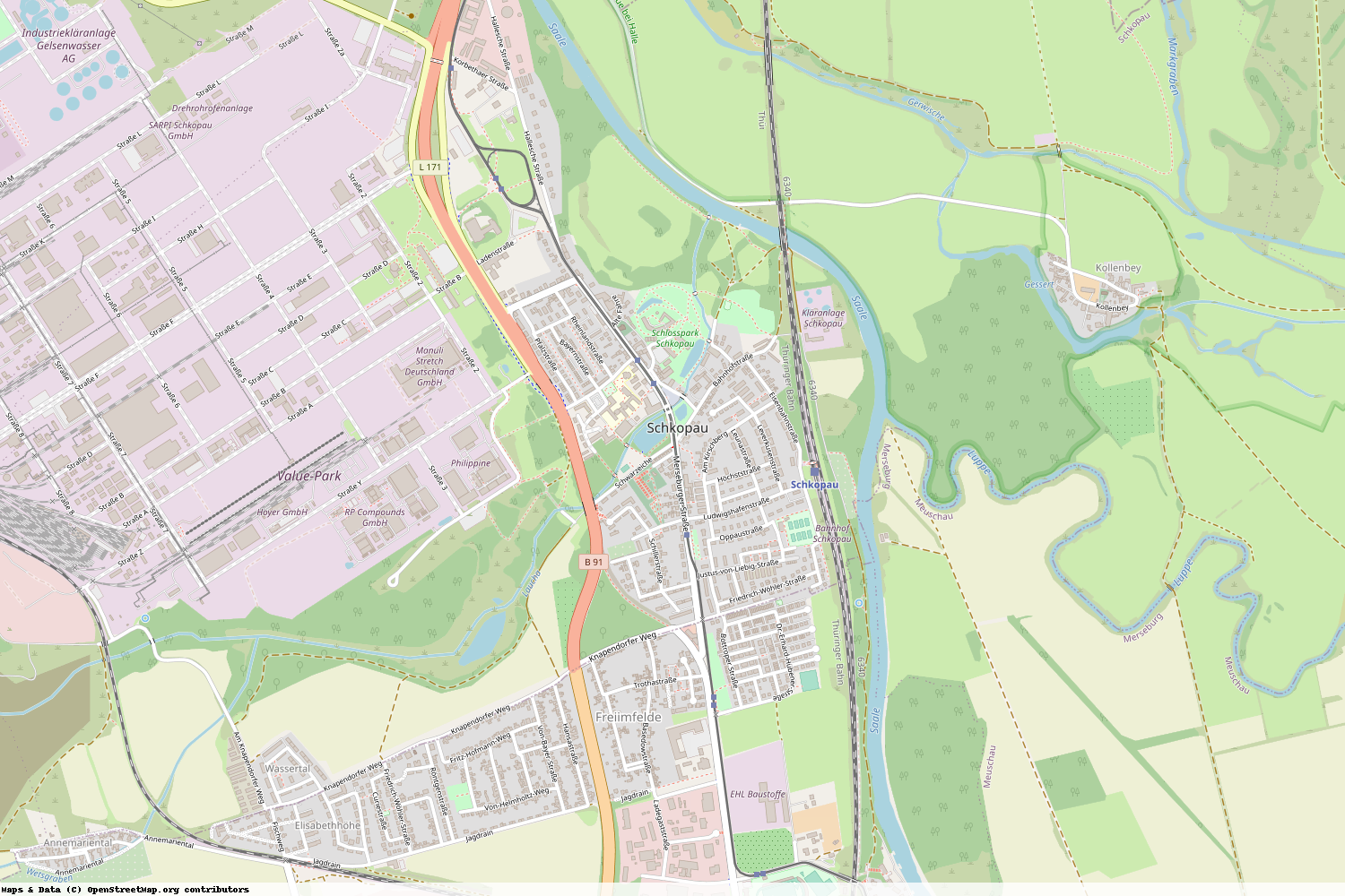 Ist gerade Stromausfall in Sachsen-Anhalt - Saalekreis - Schkopau?
