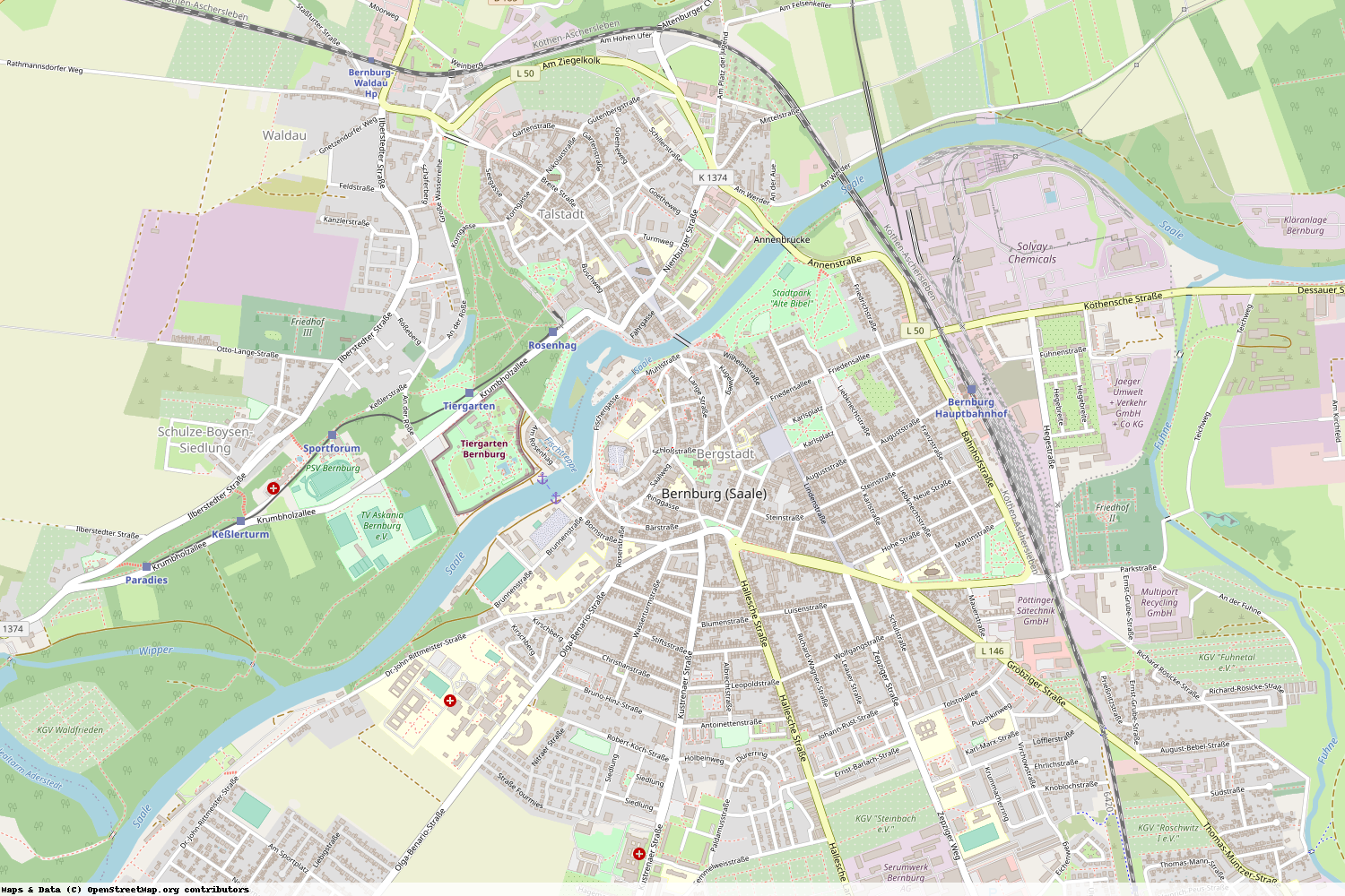 Ist gerade Stromausfall in Sachsen-Anhalt - Salzlandkreis - Bernburg (Saale)?