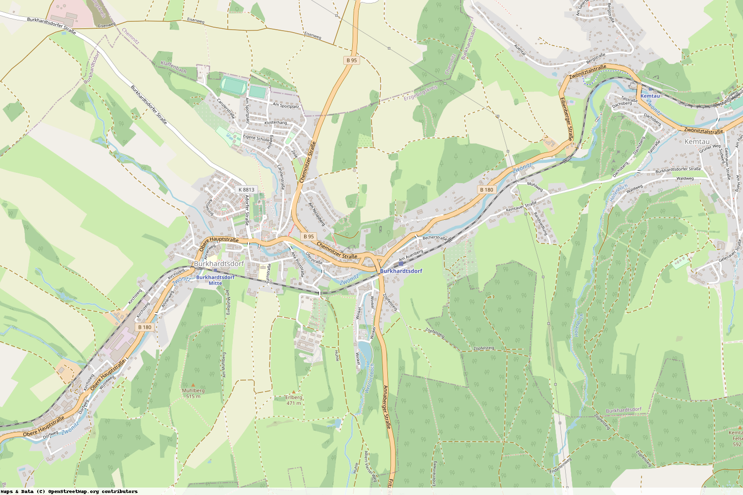 Ist gerade Stromausfall in Sachsen - Erzgebirgskreis - Burkhardtsdorf?