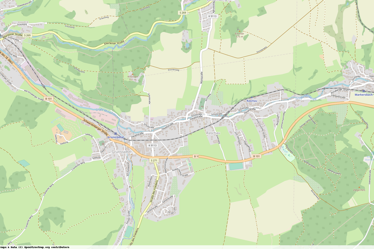 Ist gerade Stromausfall in Sachsen - Erzgebirgskreis - Raschau-Markersbach?