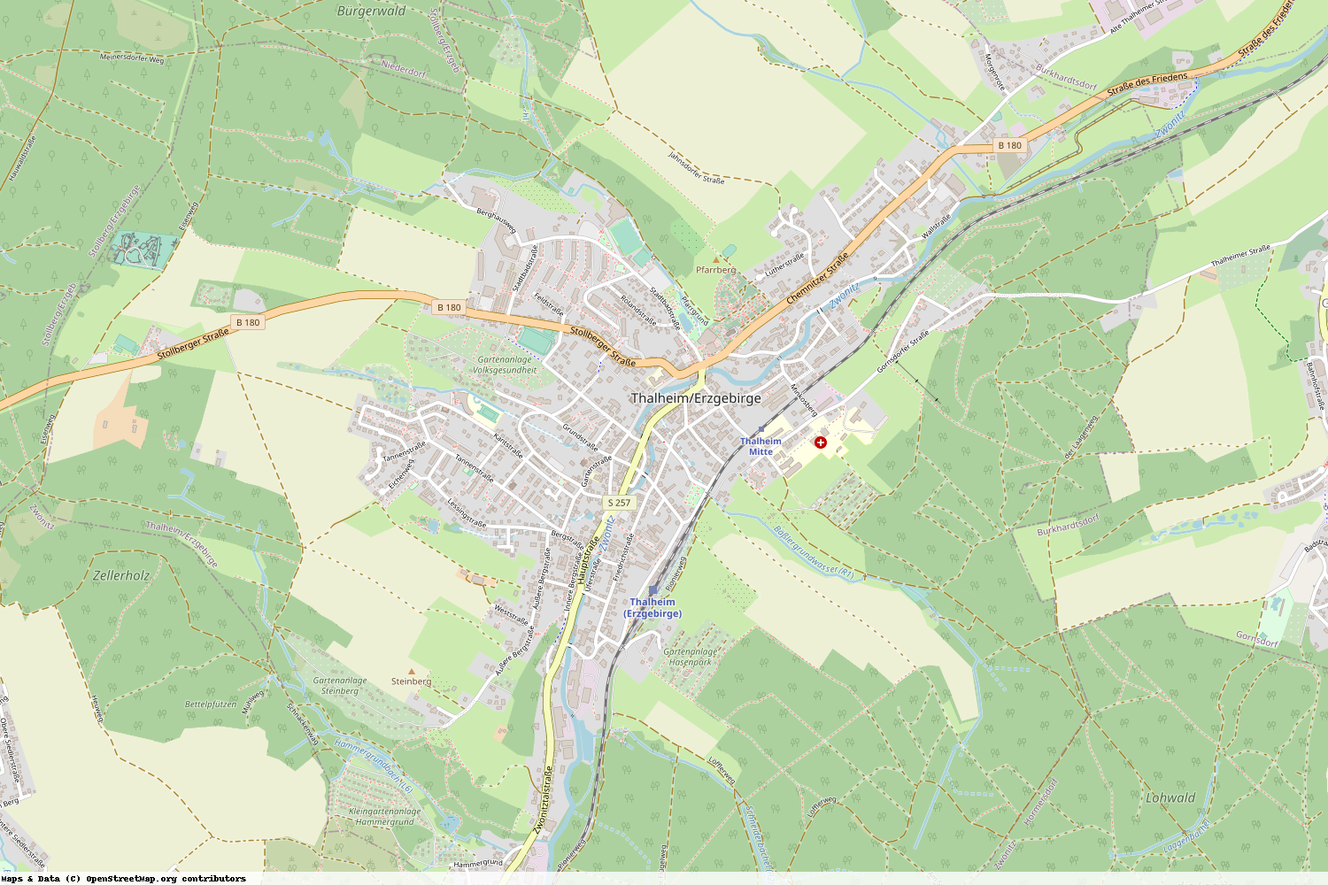 Ist gerade Stromausfall in Sachsen - Erzgebirgskreis - Thalheim-Erzgeb.?