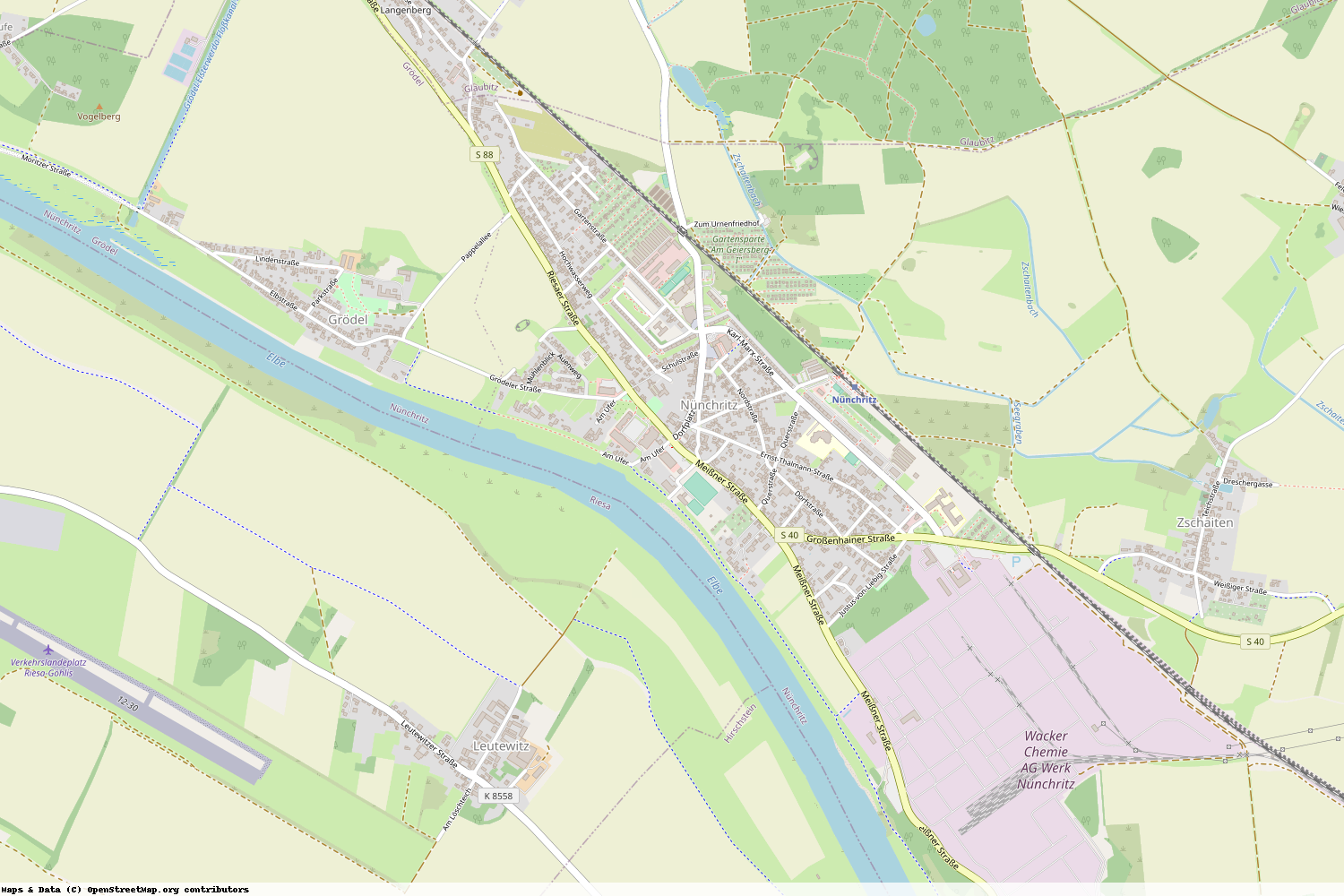 Ist gerade Stromausfall in Sachsen - Meißen - Nünchritz?