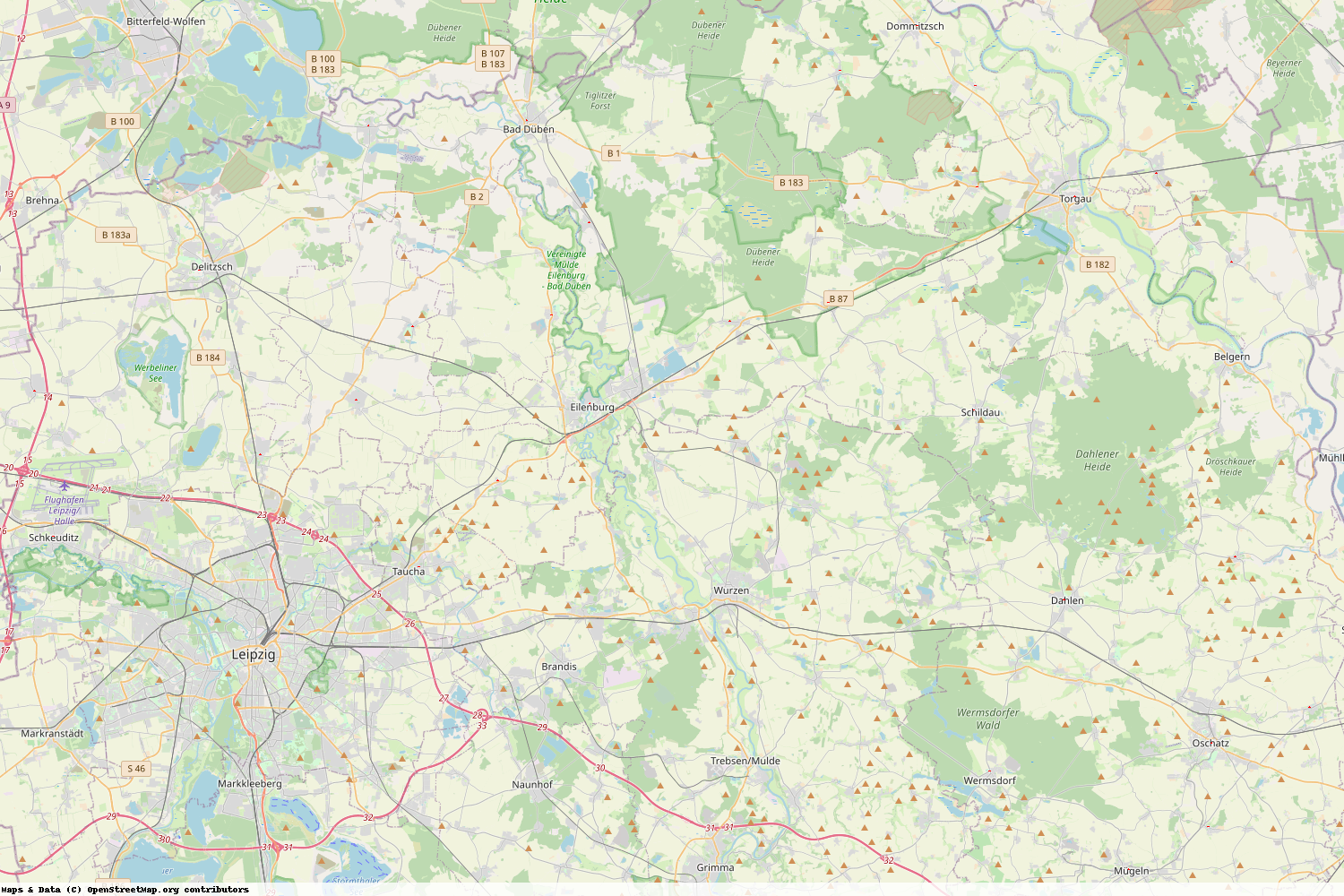 Ist gerade Stromausfall in Sachsen - Nordsachsen?