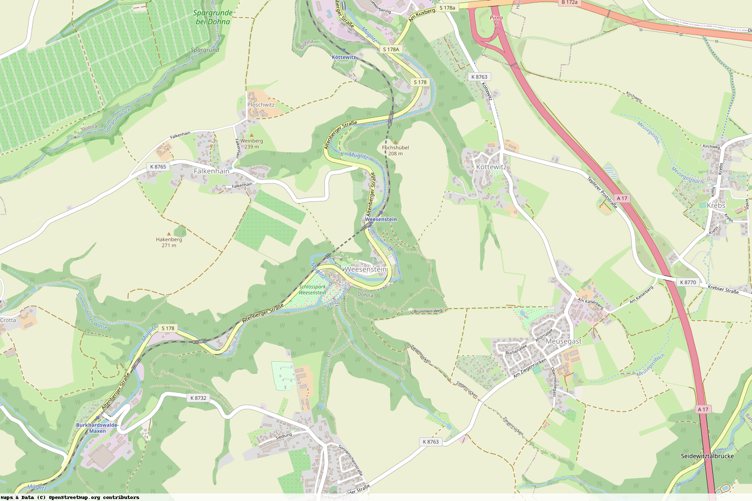 Ist gerade Stromausfall in Sachsen - Sächsische Schweiz-Osterzgebirge - Müglitztal?