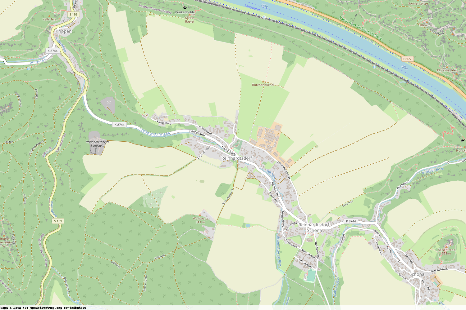 Ist gerade Stromausfall in Sachsen - Sächsische Schweiz-Osterzgebirge - Reinhardtsdorf-Schöna?