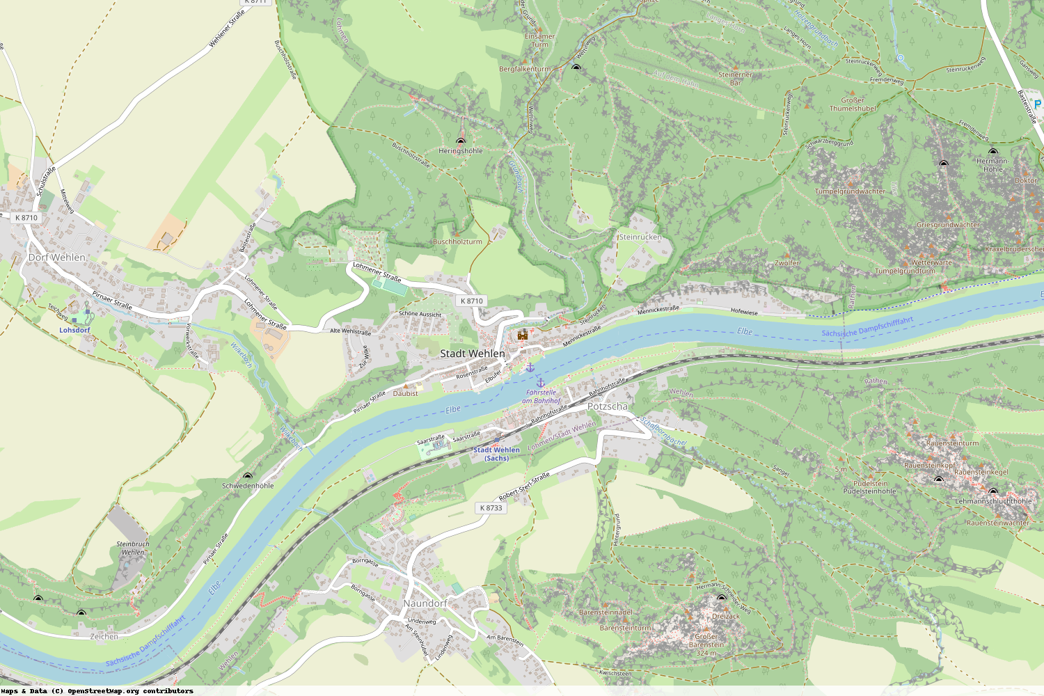 Ist gerade Stromausfall in Sachsen - Sächsische Schweiz-Osterzgebirge - Stadt Wehlen?