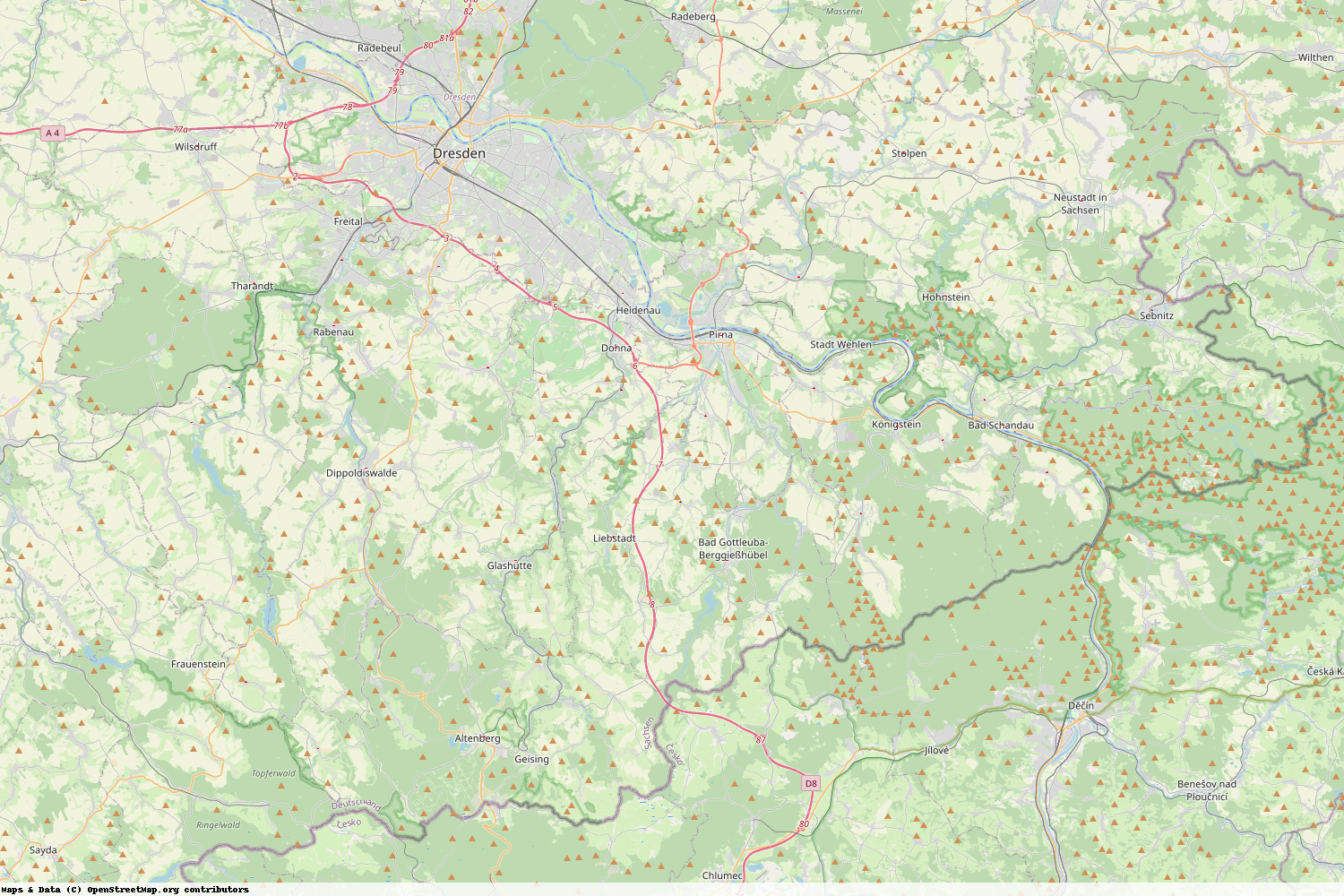 Ist gerade Stromausfall in Sachsen - Sächsische Schweiz-Osterzgebirge?