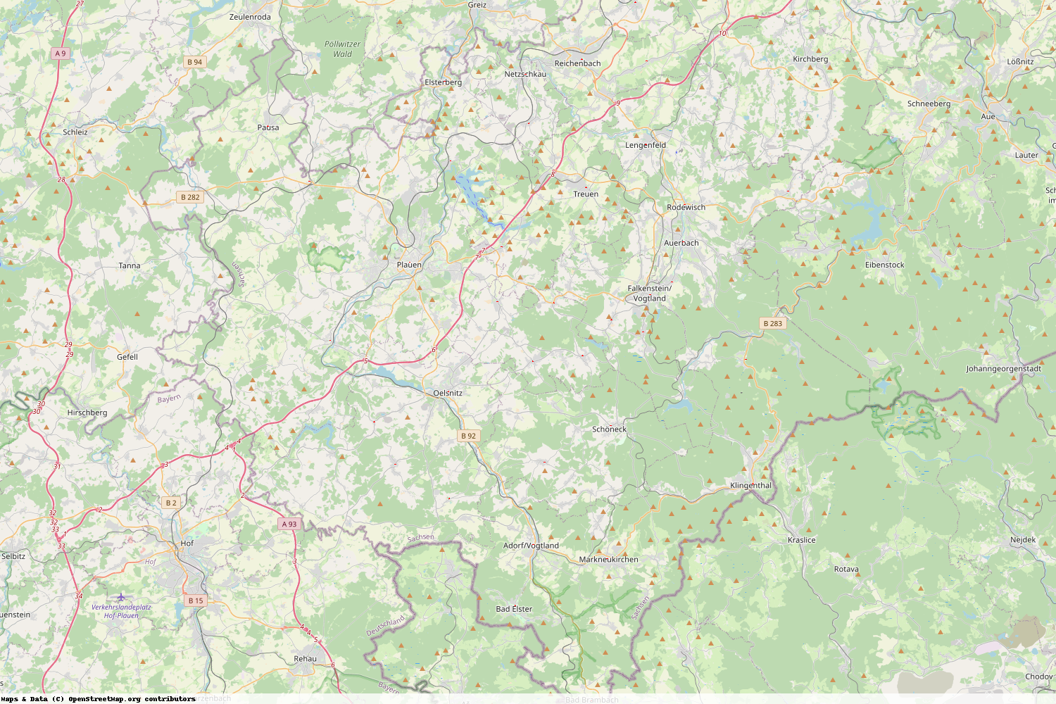 Ist gerade Stromausfall in Sachsen - Vogtlandkreis?