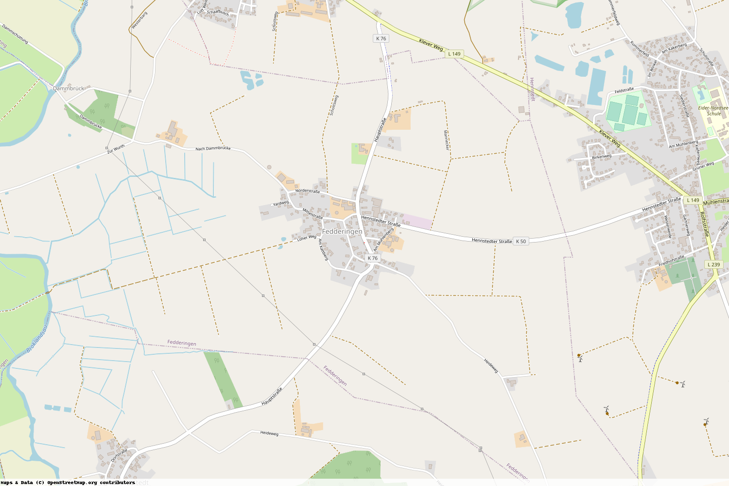 Ist gerade Stromausfall in Schleswig-Holstein - Dithmarschen - Fedderingen?