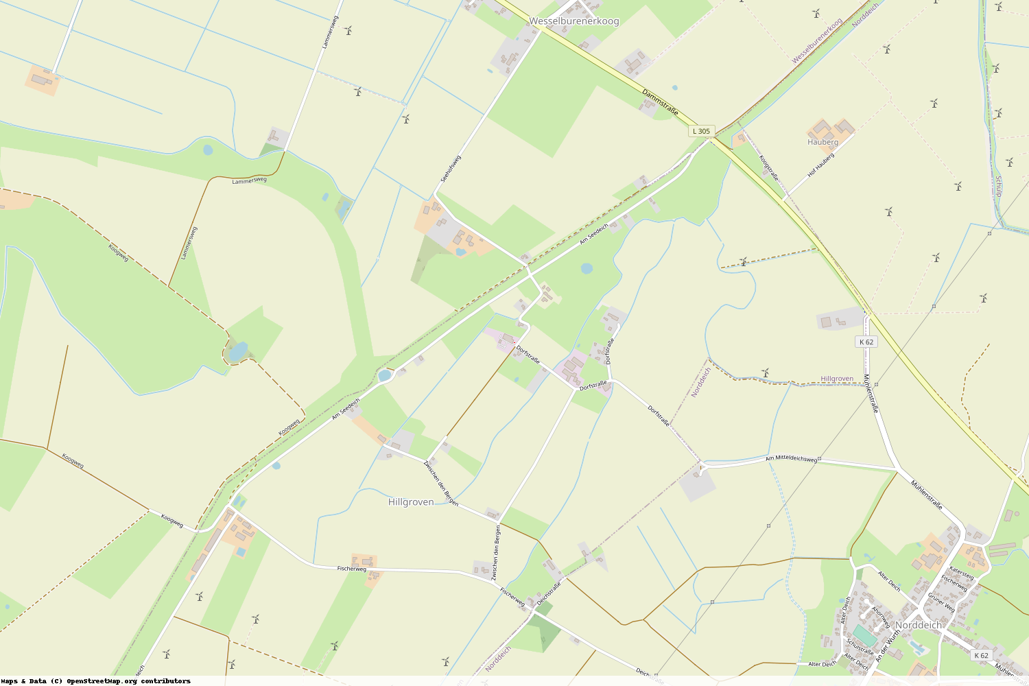 Ist gerade Stromausfall in Schleswig-Holstein - Dithmarschen - Hillgroven?
