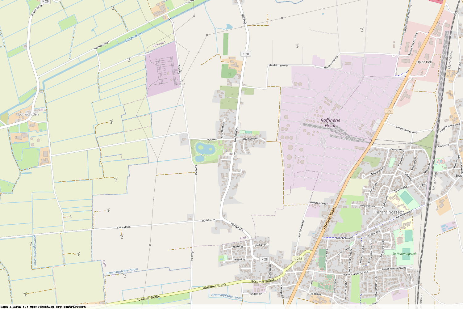 Ist gerade Stromausfall in Schleswig-Holstein - Dithmarschen - Lieth?