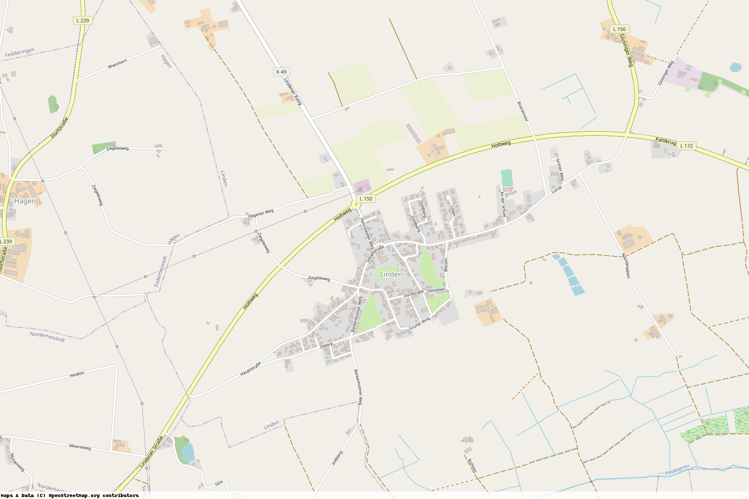 Ist gerade Stromausfall in Schleswig-Holstein - Dithmarschen - Linden?