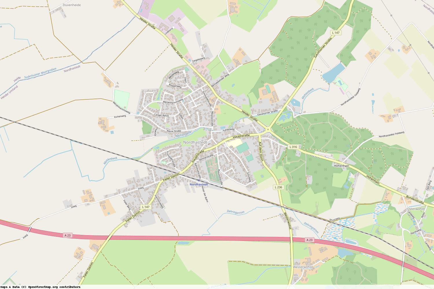 Ist gerade Stromausfall in Schleswig-Holstein - Dithmarschen - Nordhastedt?