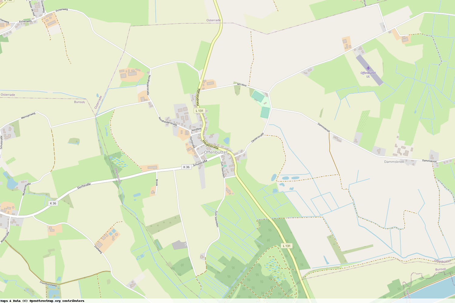 Ist gerade Stromausfall in Schleswig-Holstein - Dithmarschen - Offenbüttel?