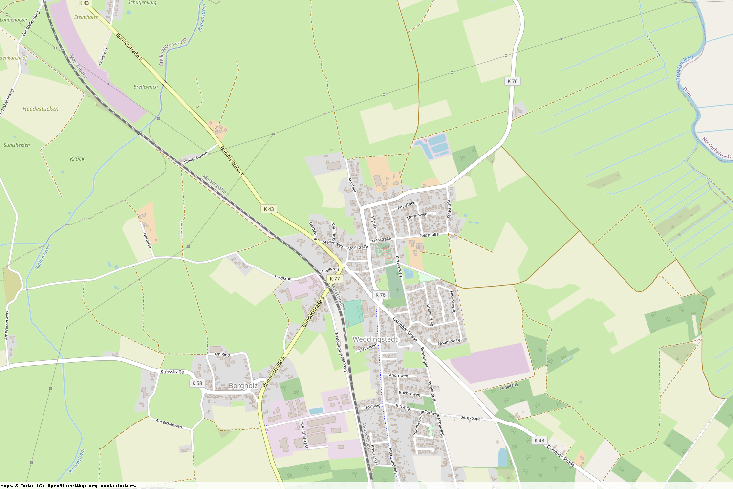 Ist gerade Stromausfall in Schleswig-Holstein - Dithmarschen - Weddingstedt?