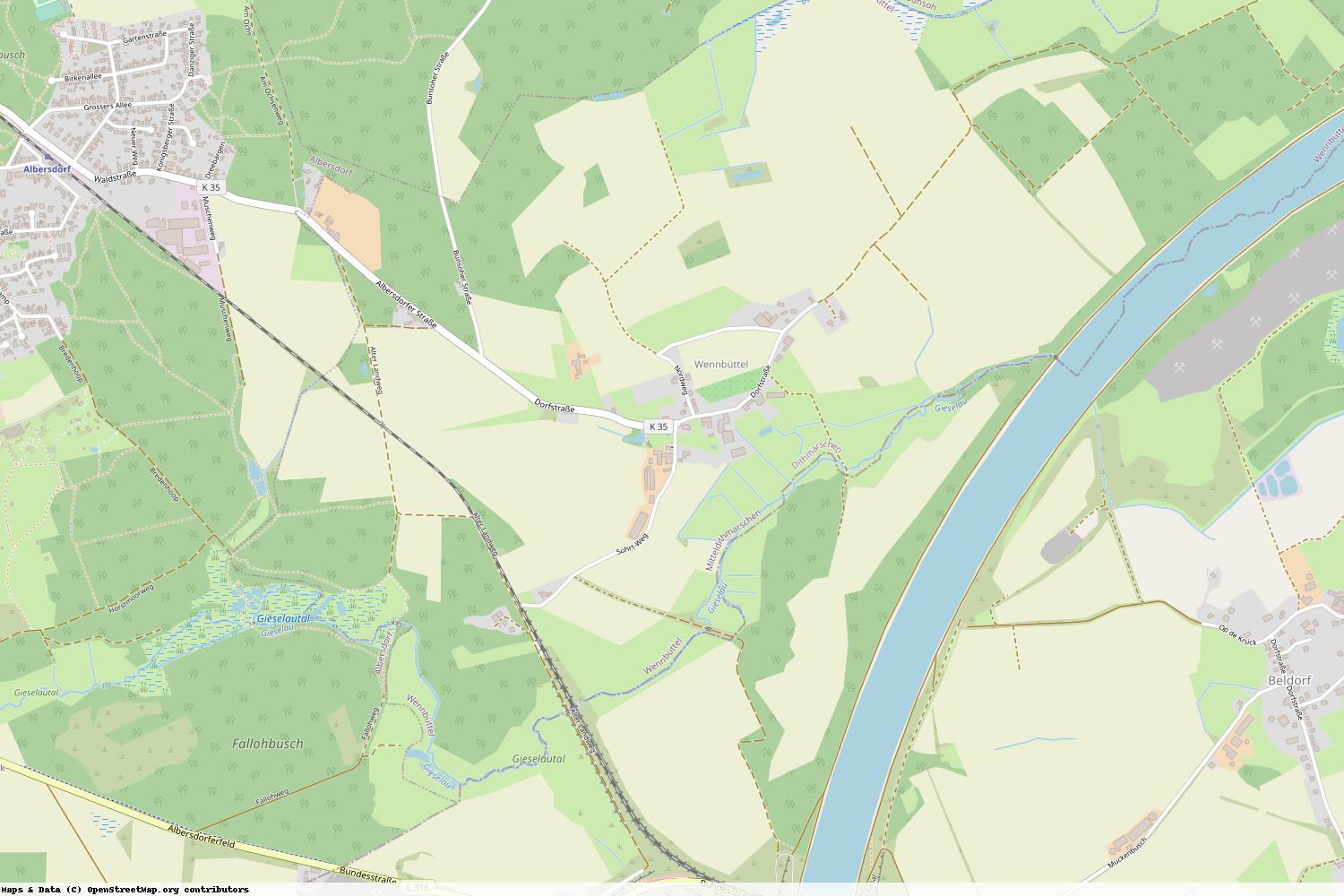 Ist gerade Stromausfall in Schleswig-Holstein - Dithmarschen - Wennbüttel?