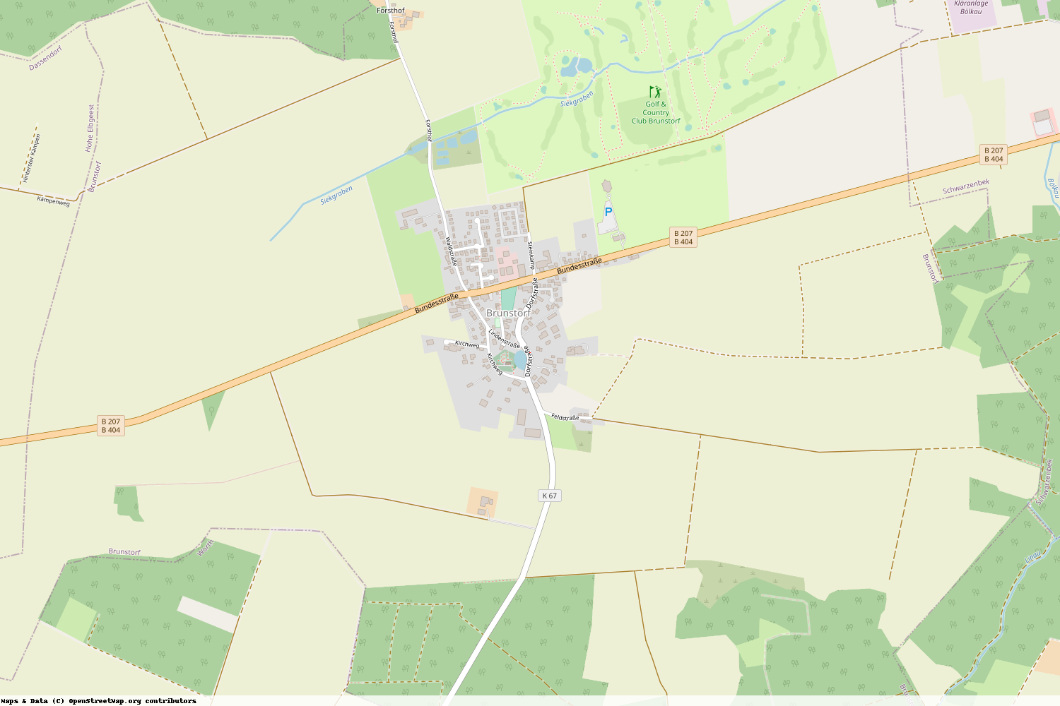 Ist gerade Stromausfall in Schleswig-Holstein - Herzogtum Lauenburg - Brunstorf?