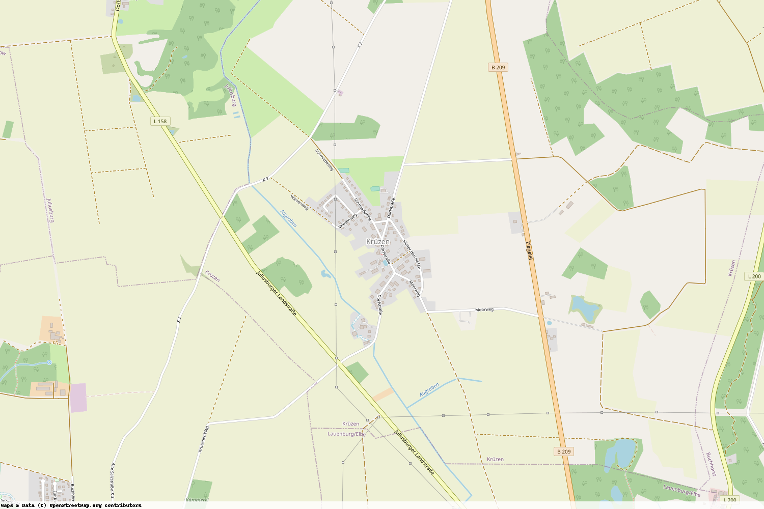 Ist gerade Stromausfall in Schleswig-Holstein - Herzogtum Lauenburg - Krüzen?