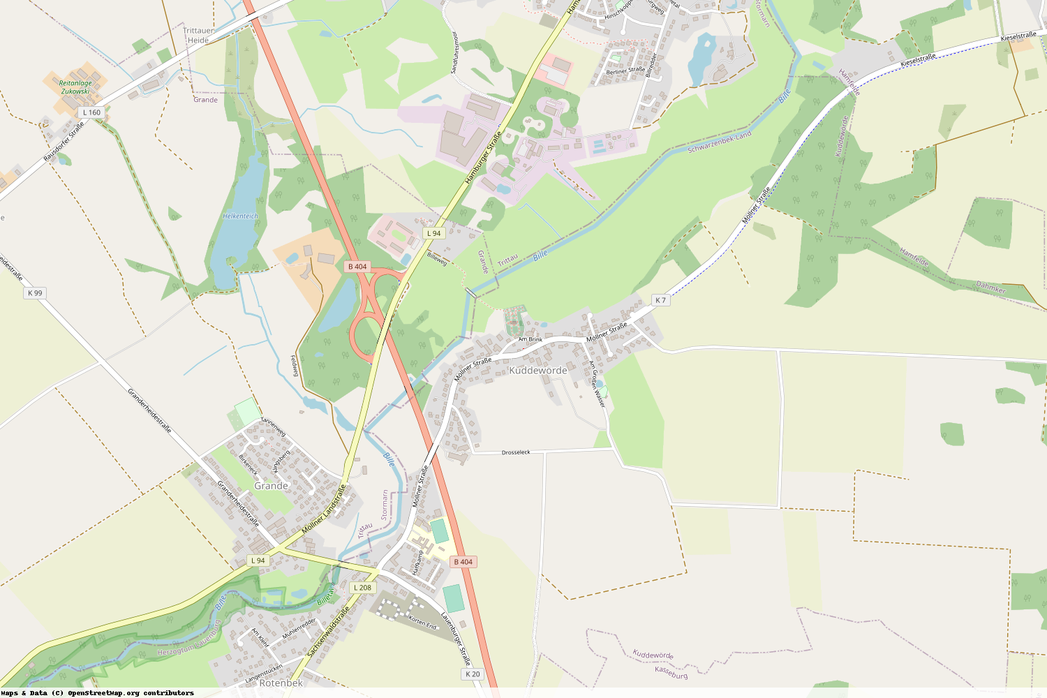 Ist gerade Stromausfall in Schleswig-Holstein - Herzogtum Lauenburg - Kuddewörde?