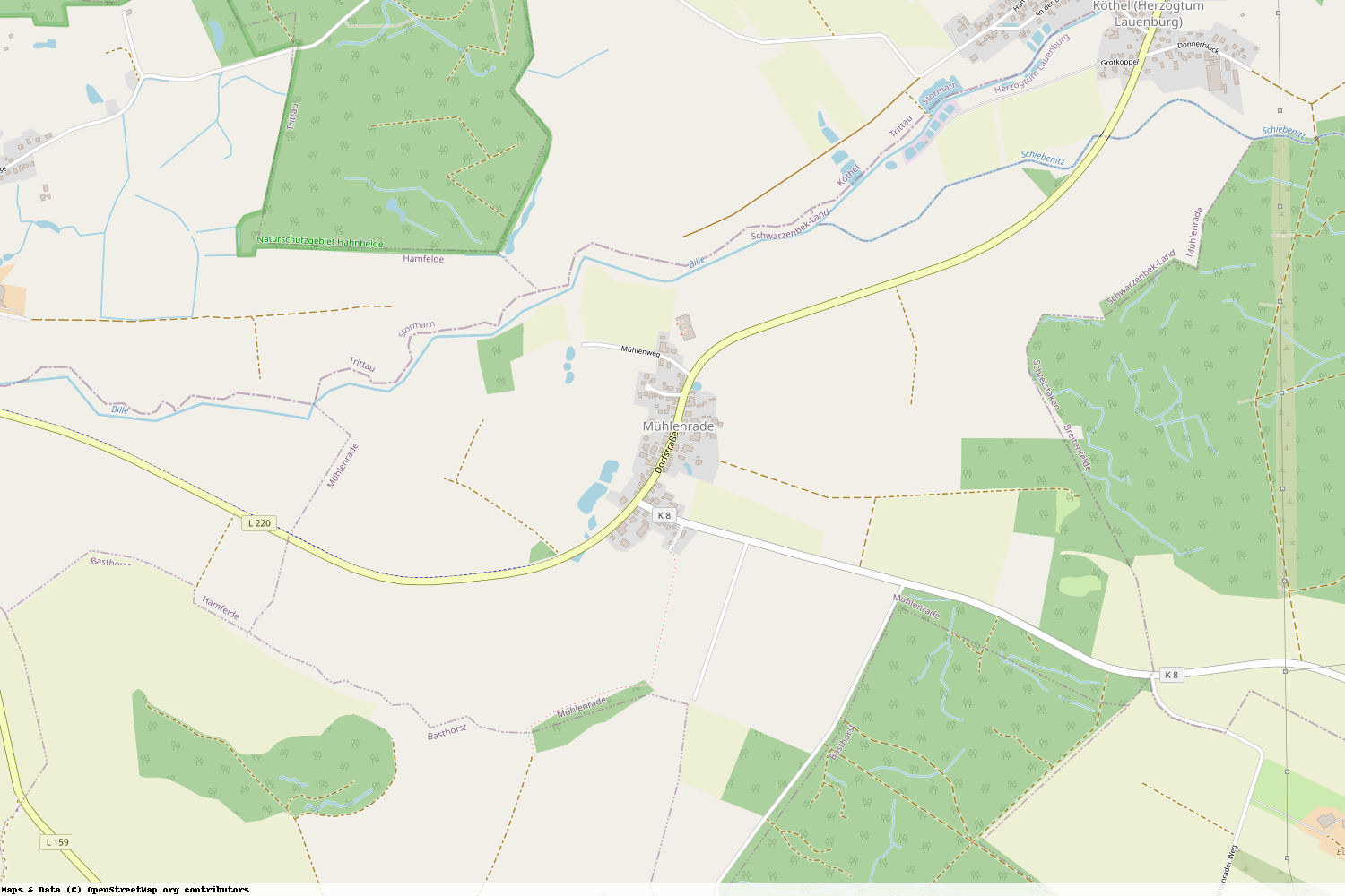 Ist gerade Stromausfall in Schleswig-Holstein - Herzogtum Lauenburg - Mühlenrade?