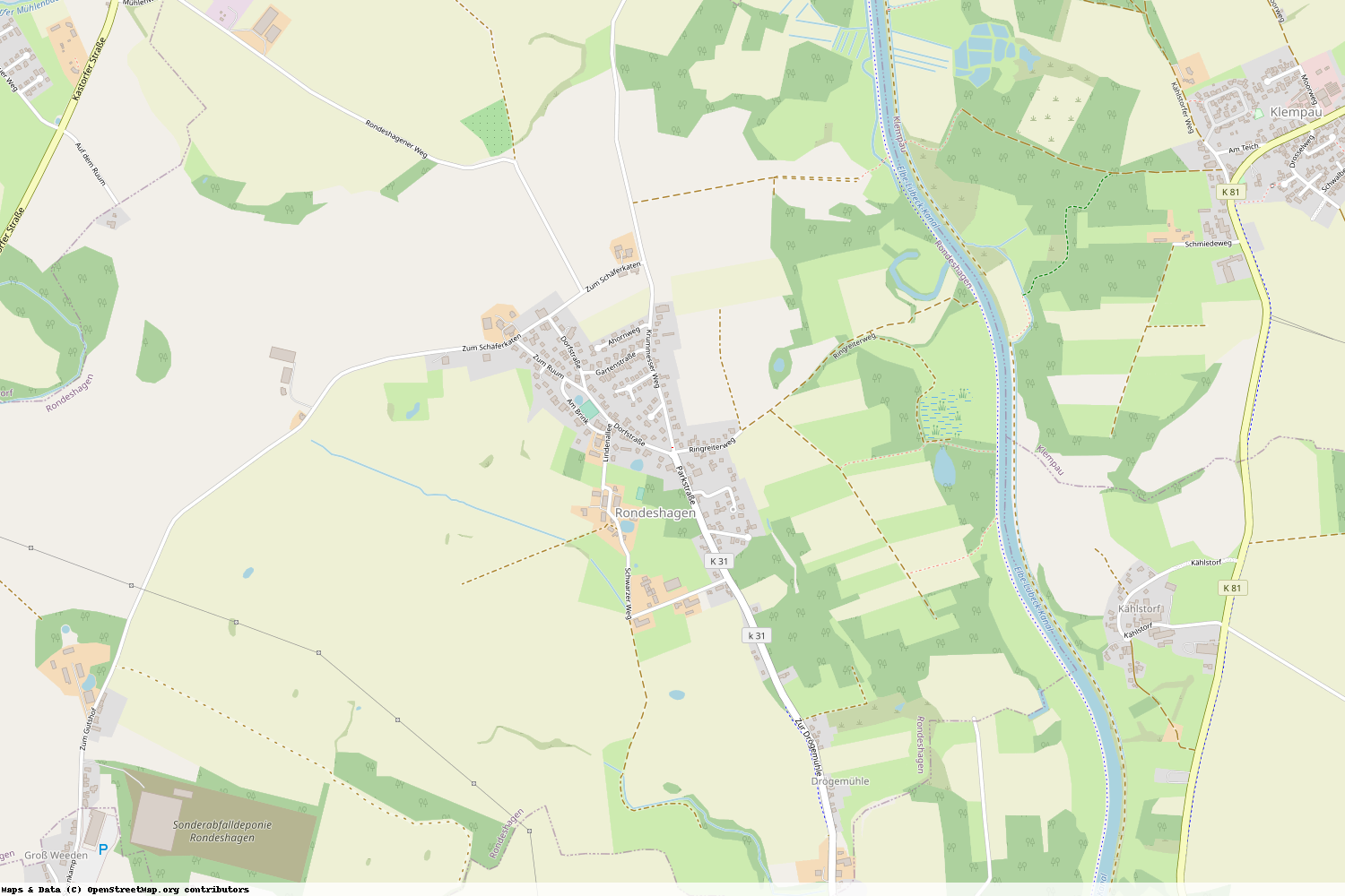 Ist gerade Stromausfall in Schleswig-Holstein - Herzogtum Lauenburg - Rondeshagen?