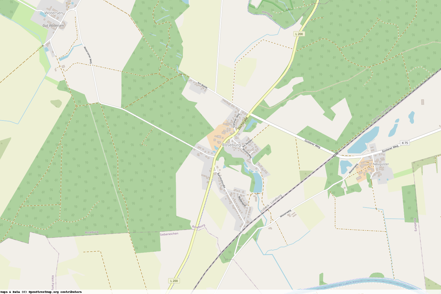 Ist gerade Stromausfall in Schleswig-Holstein - Herzogtum Lauenburg - Roseburg?