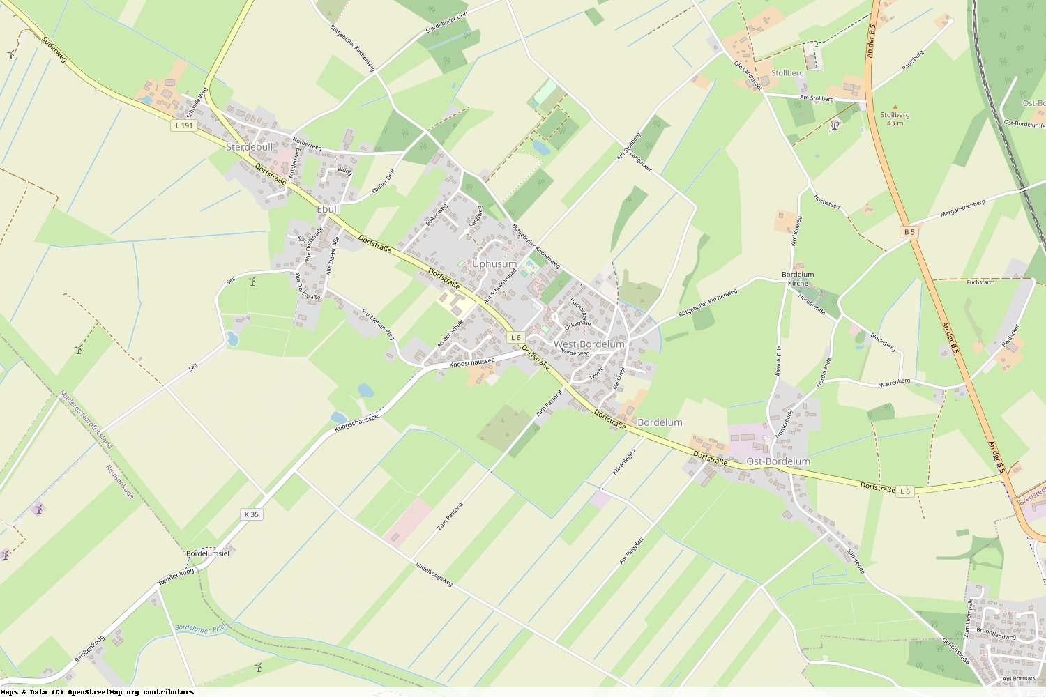 Ist gerade Stromausfall in Schleswig-Holstein - Nordfriesland - Bordelum?