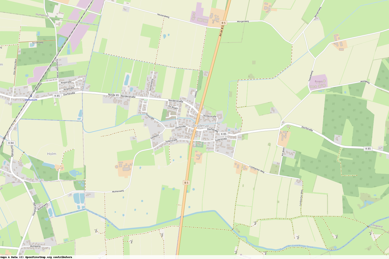 Ist gerade Stromausfall in Schleswig-Holstein - Nordfriesland - Braderup?