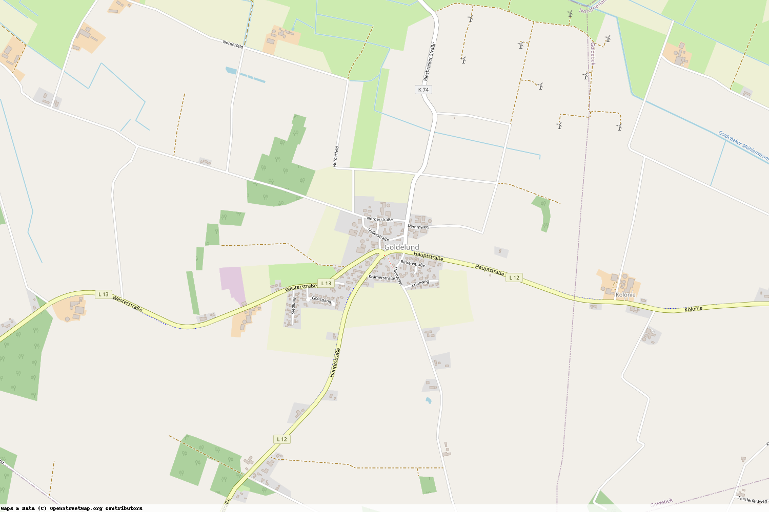 Ist gerade Stromausfall in Schleswig-Holstein - Nordfriesland - Goldelund?