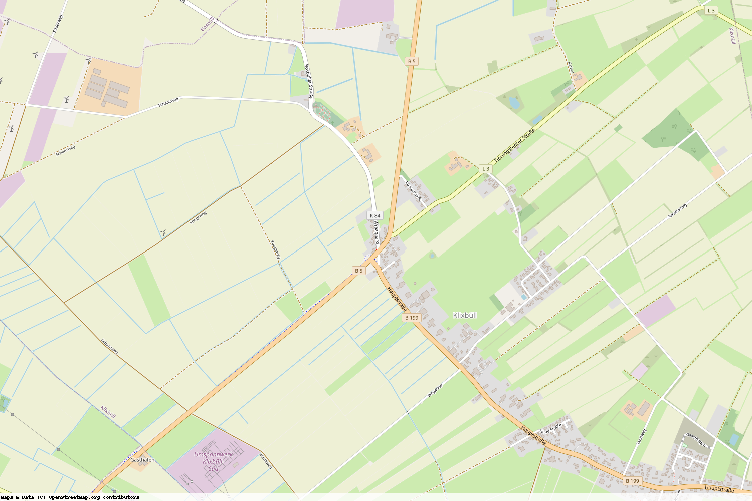 Ist gerade Stromausfall in Schleswig-Holstein - Nordfriesland - Klixbüll?