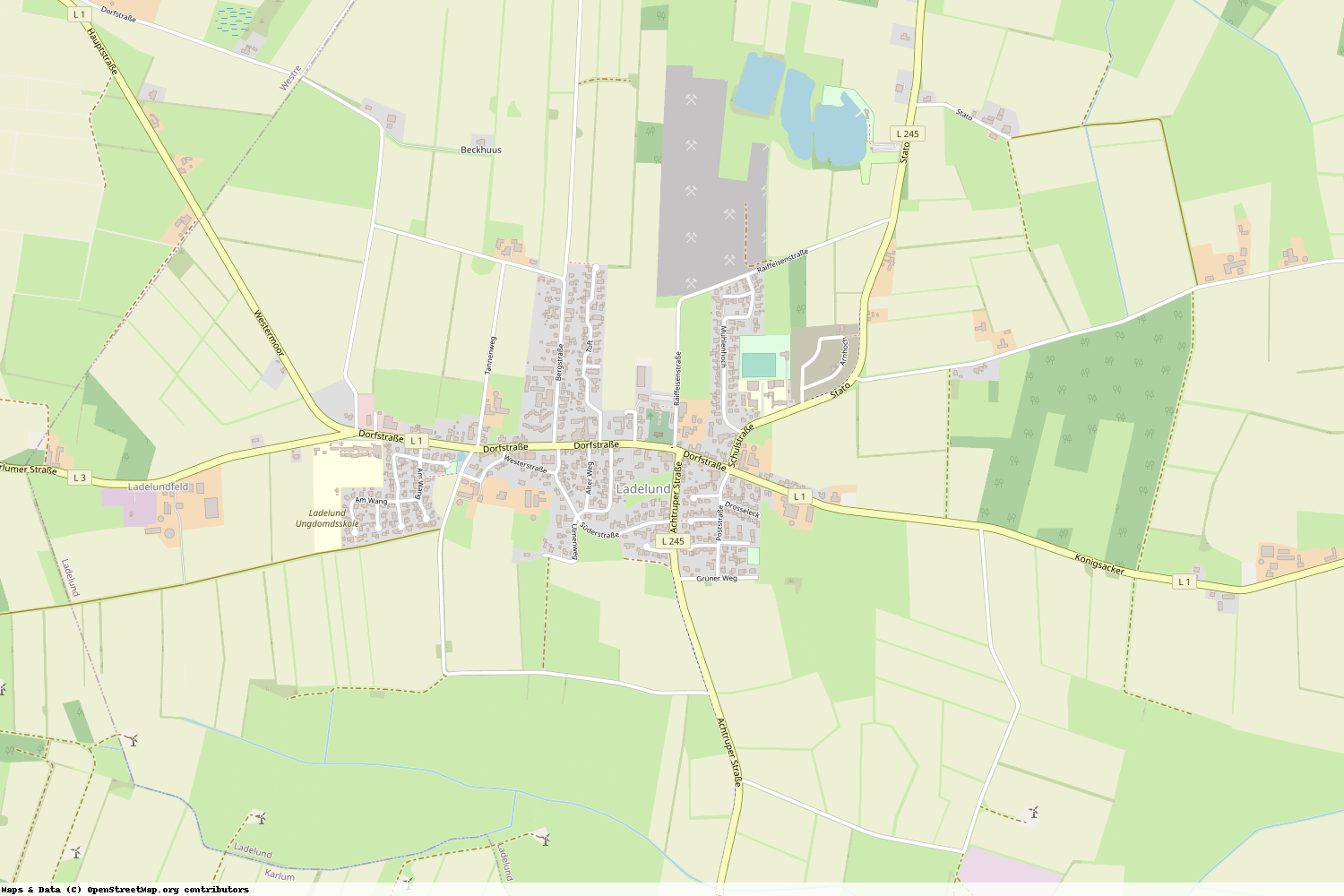 Ist gerade Stromausfall in Schleswig-Holstein - Nordfriesland - Ladelund?