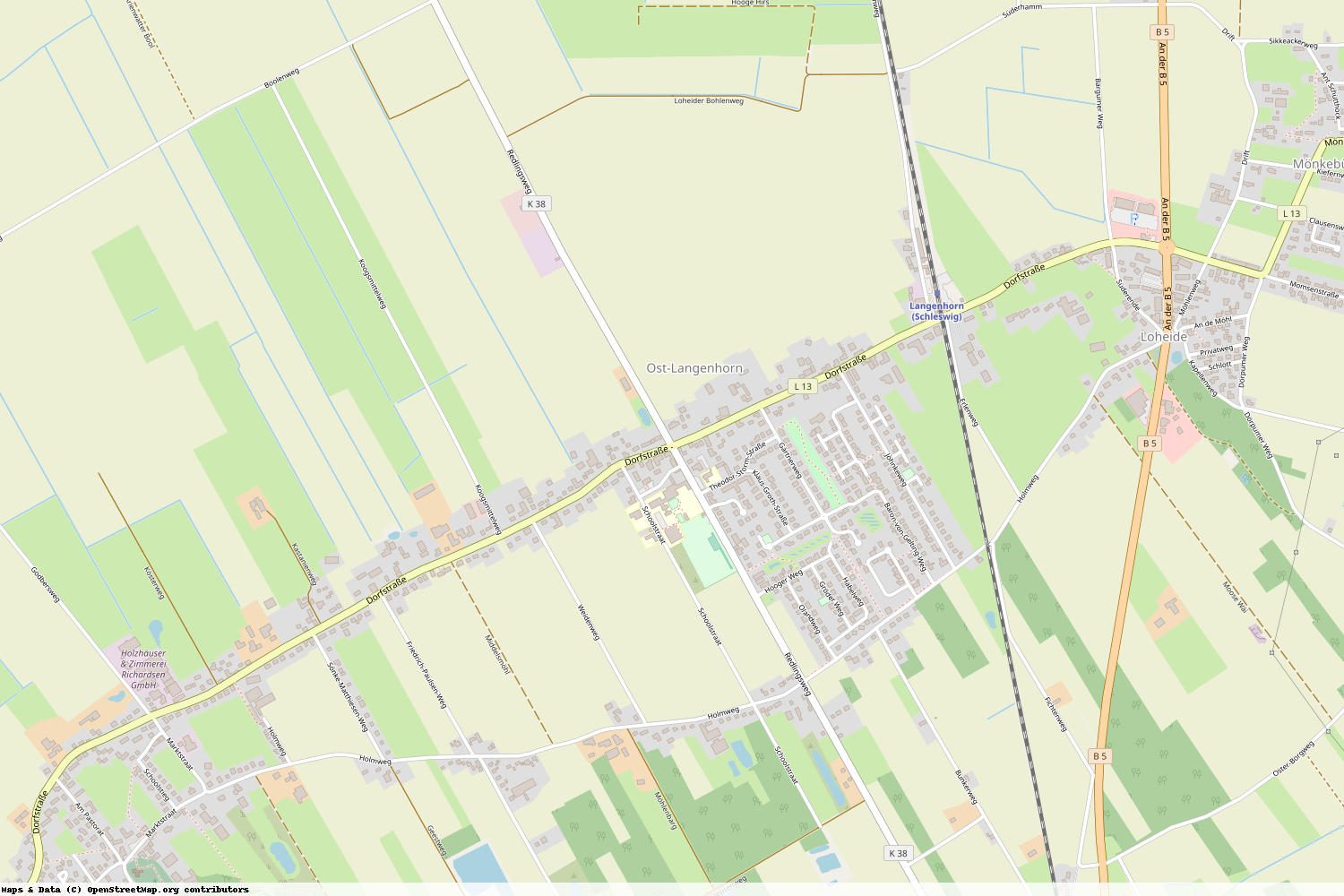 Ist gerade Stromausfall in Schleswig-Holstein - Nordfriesland - Langenhorn?