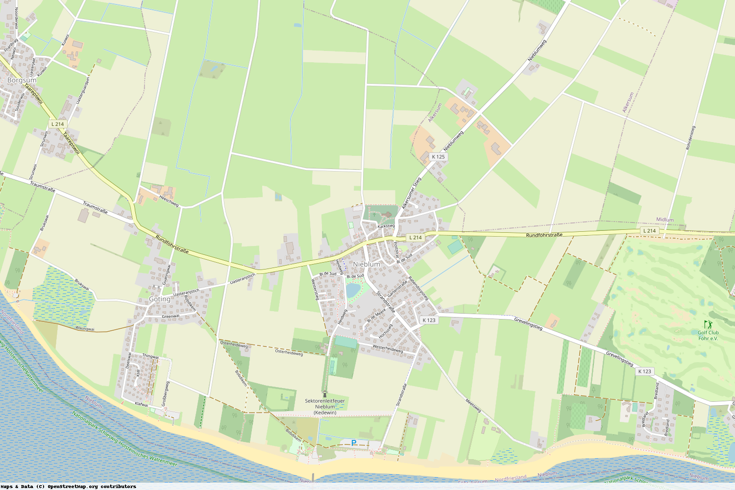 Ist gerade Stromausfall in Schleswig-Holstein - Nordfriesland - Nieblum?