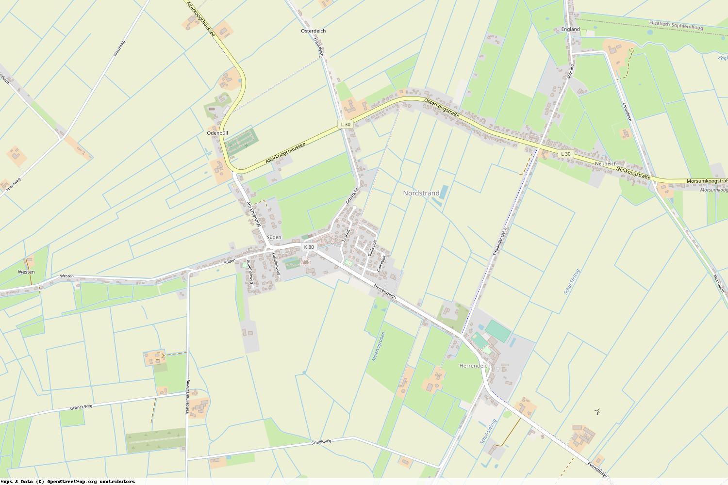 Ist gerade Stromausfall in Schleswig-Holstein - Nordfriesland - Nordstrand?