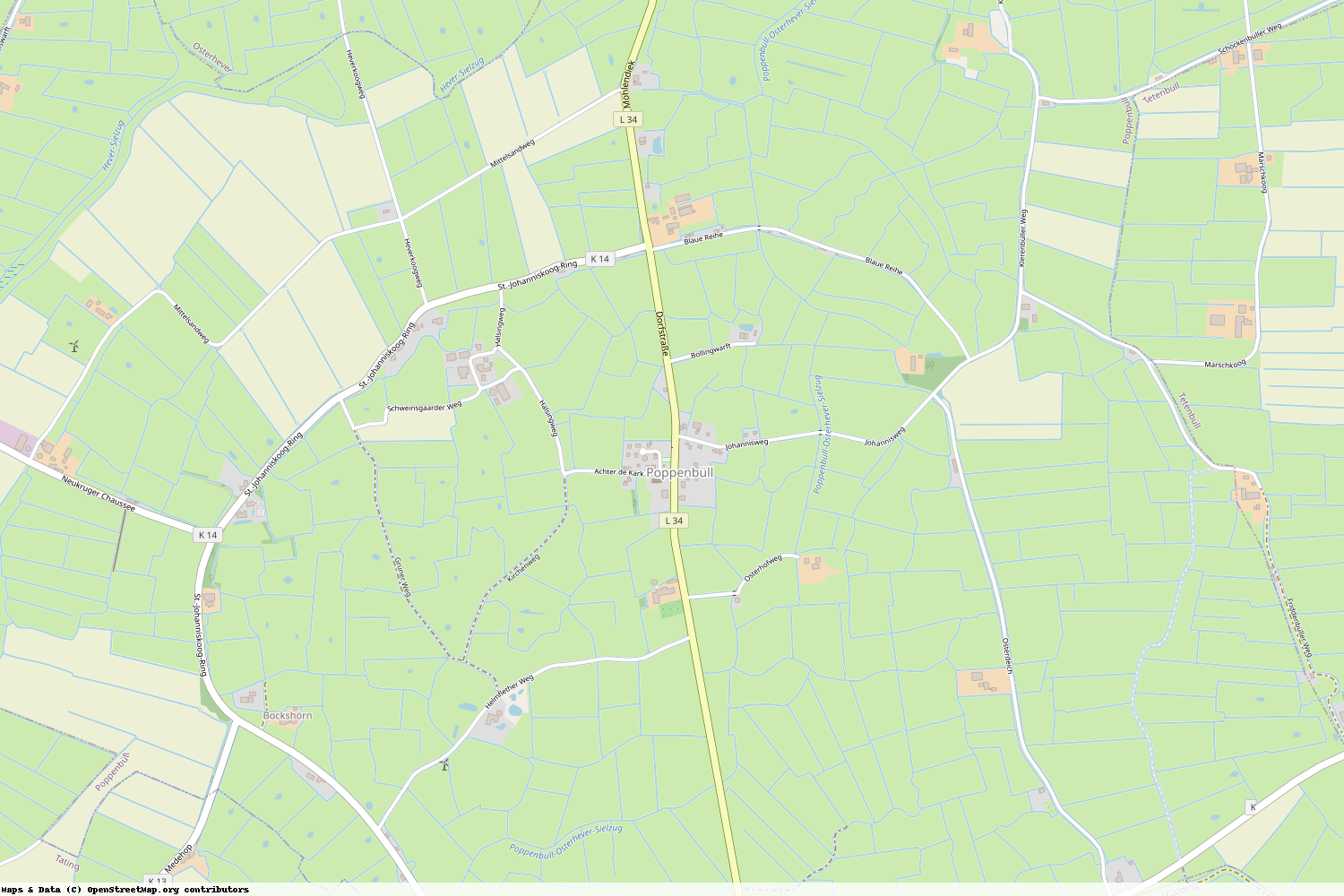 Ist gerade Stromausfall in Schleswig-Holstein - Nordfriesland - Poppenbüll?