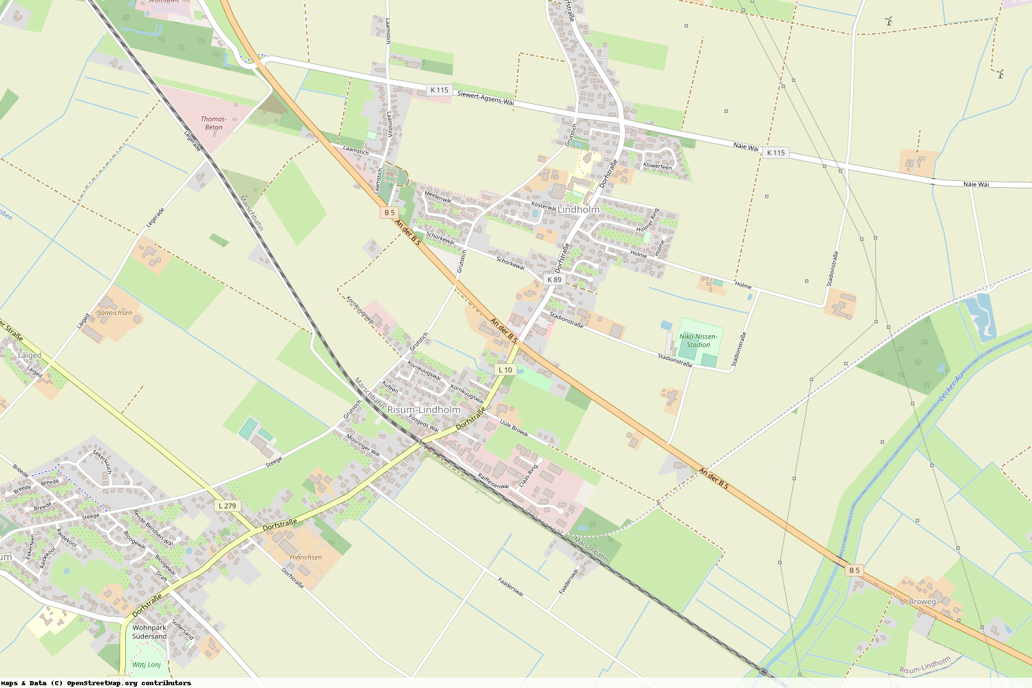 Ist gerade Stromausfall in Schleswig-Holstein - Nordfriesland - Risum-Lindholm?